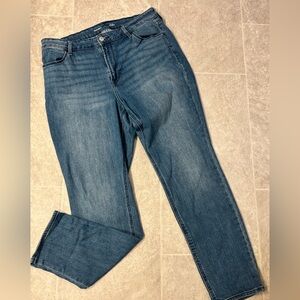 Old Navy High Rise Classic Denim Straight Leg Women's Jeans size 14
